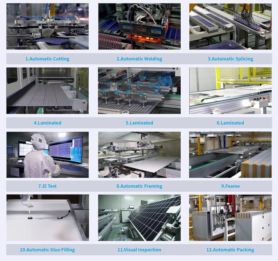 Trina Vertex S production process Trina Vertex S production process